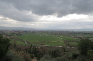 One last view of Umbria from on high. Looks like the clouds are starting to roll in! Photo Credit: Matteo