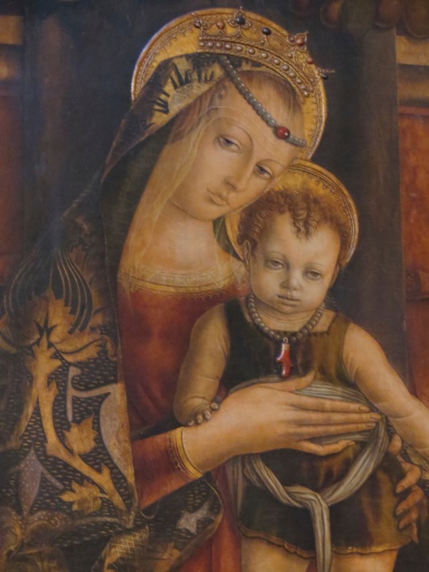Got to love the madonna with child always! 